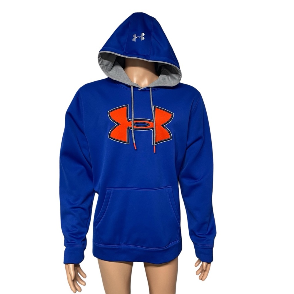 Under Armour Men’s Blue XL AF Storm Loose Big Logo Hoodie in EUC***